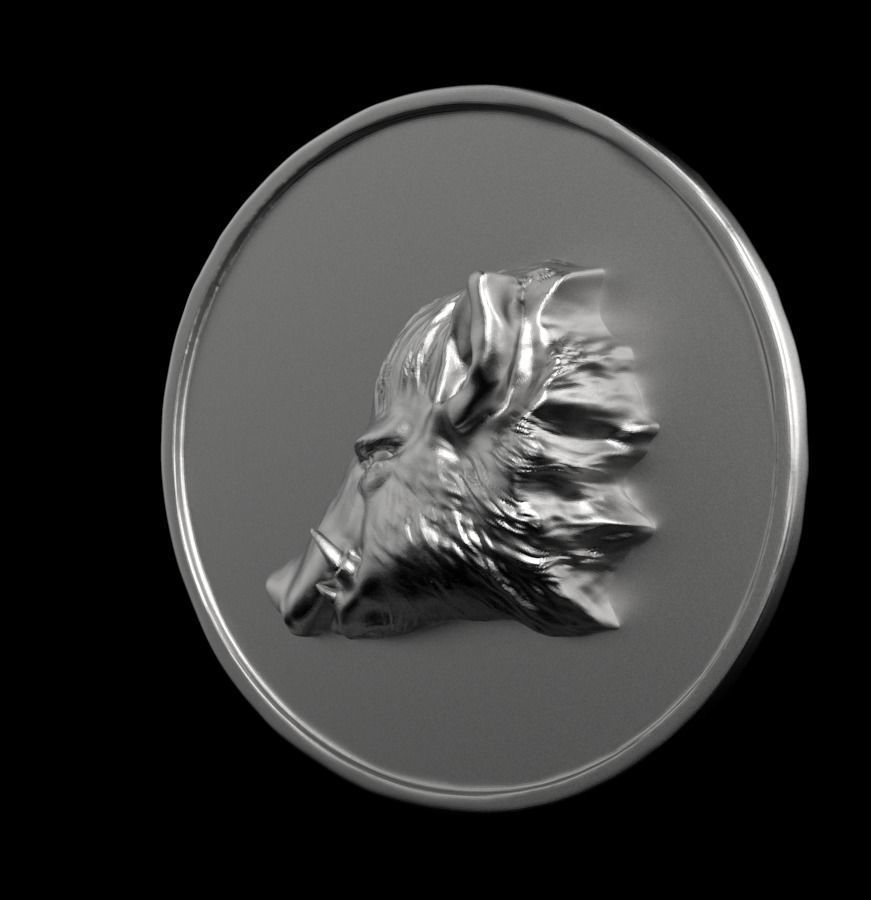 Chinese Zodiac Pig  003 3D print model_6