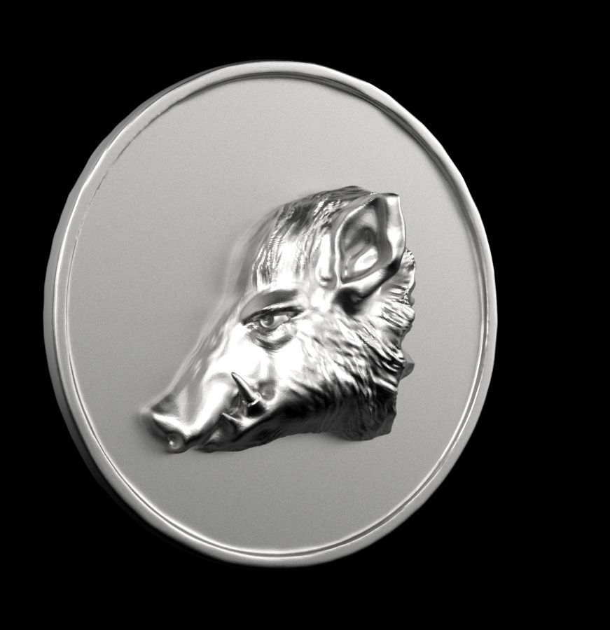 Chinese Zodiac Pig  003 3D print model_56