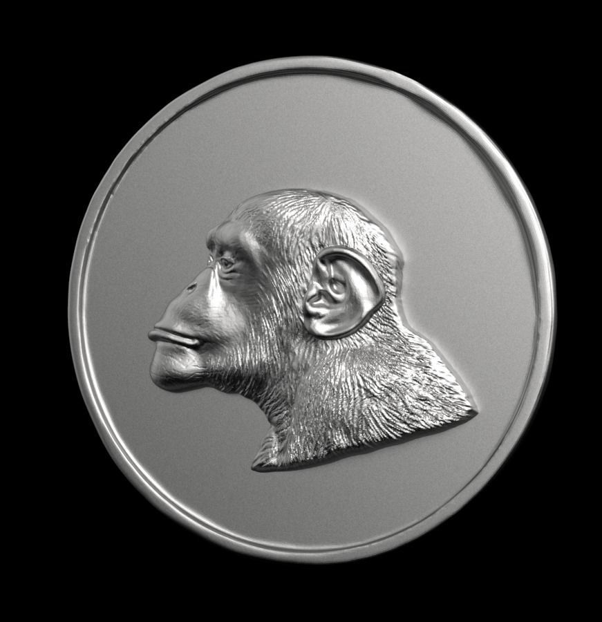 Chinese Zodiac Monkey 003 3D print model_4