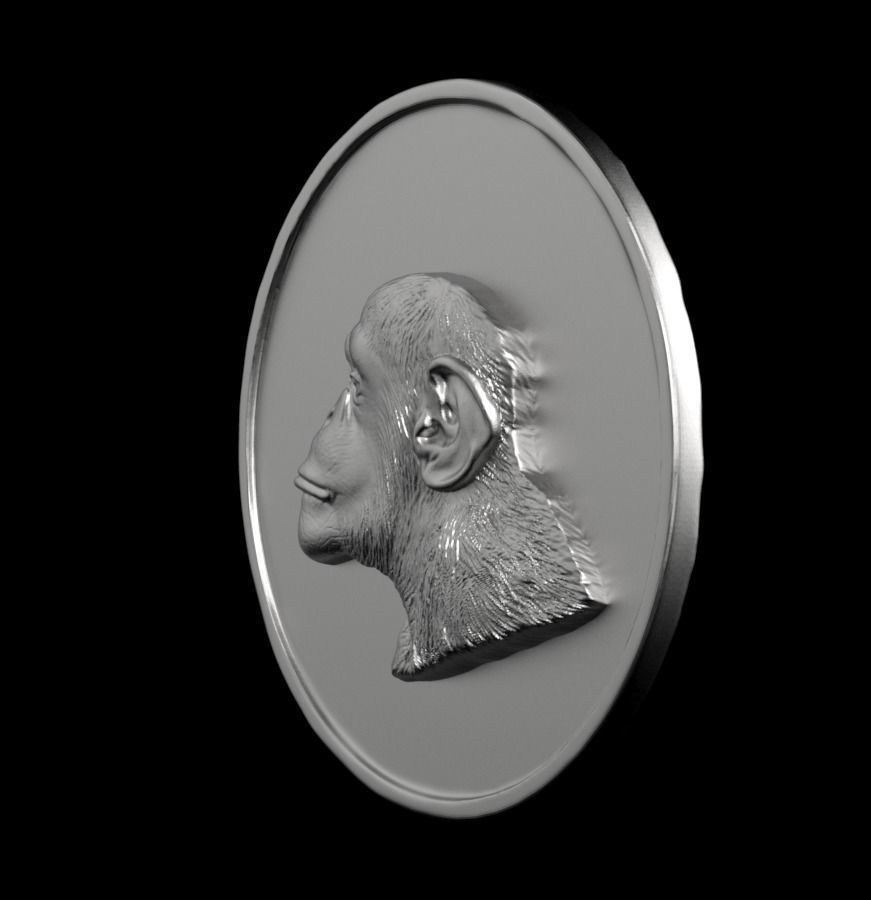 Chinese Zodiac Monkey 003 3D print model_10