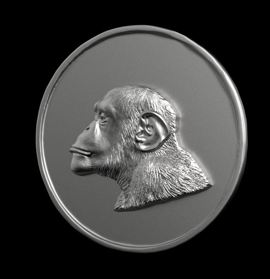 Chinese Zodiac Monkey 003 3D print model_5