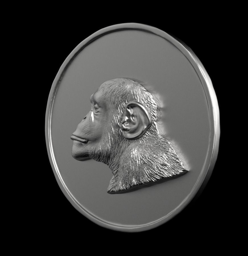 Chinese Zodiac Monkey 003 3D print model_7