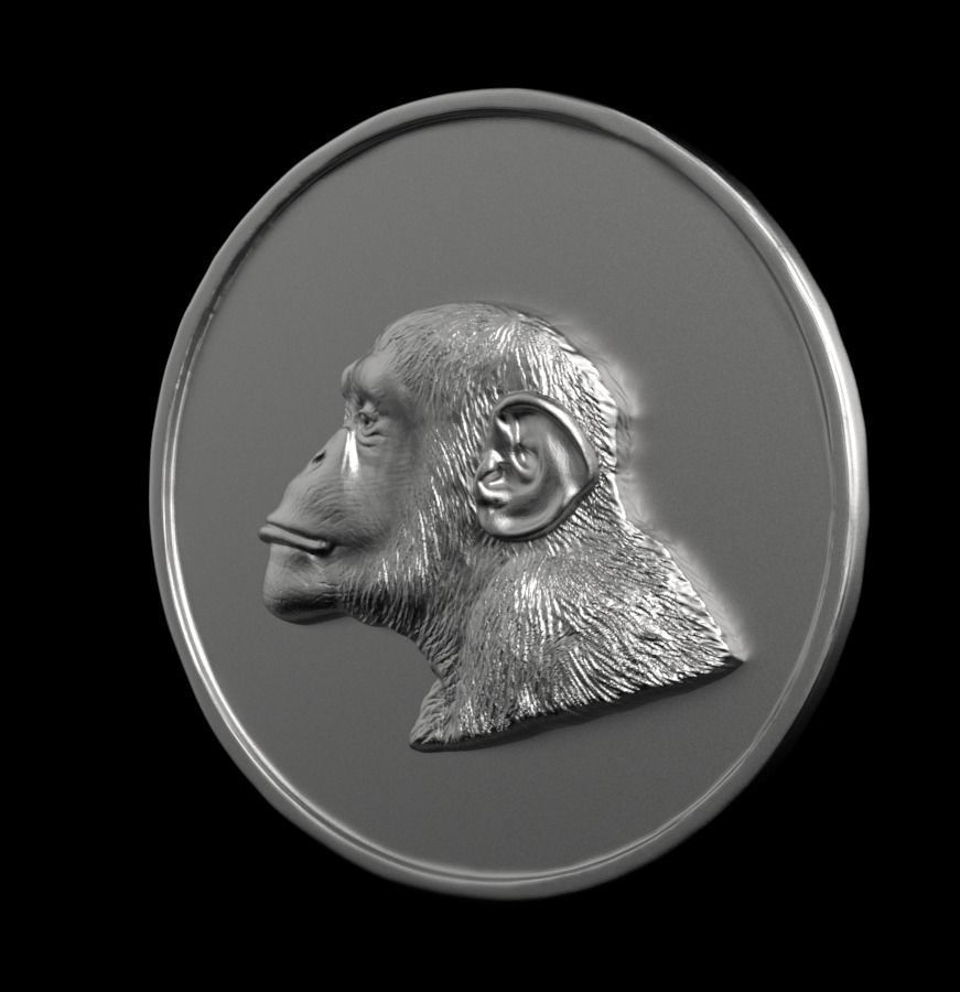 Chinese Zodiac Monkey 003 3D print model_6