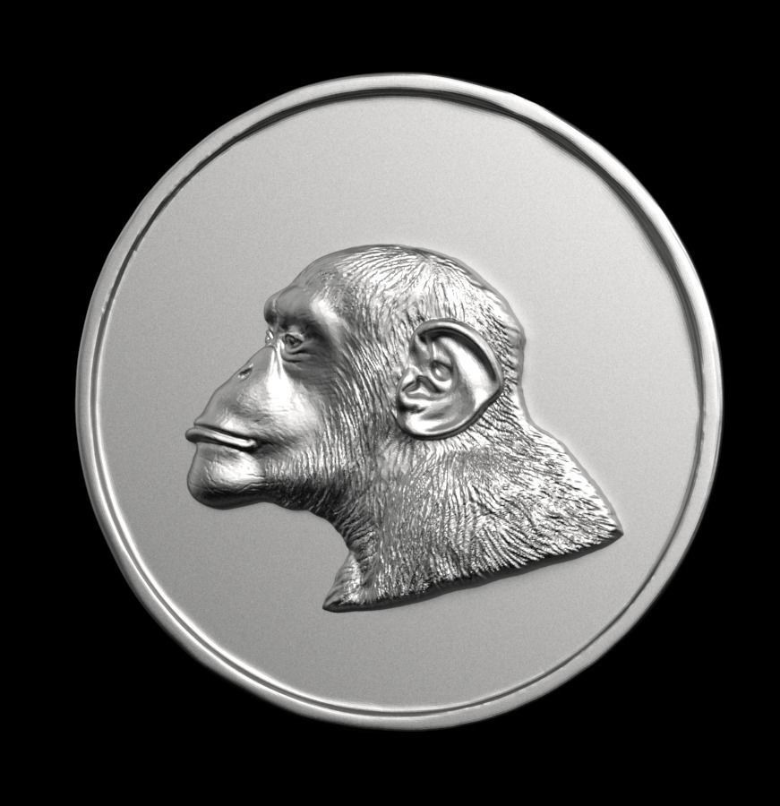 Chinese Zodiac Monkey 003 3D print model_3