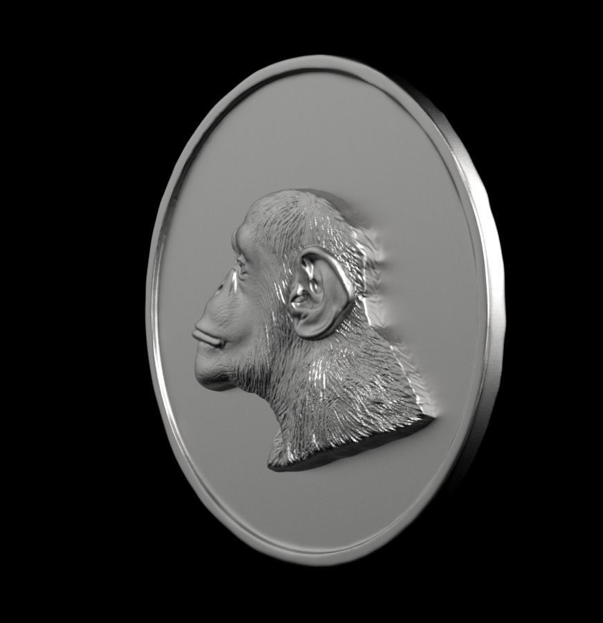 Chinese Zodiac Monkey 003 3D print model_9