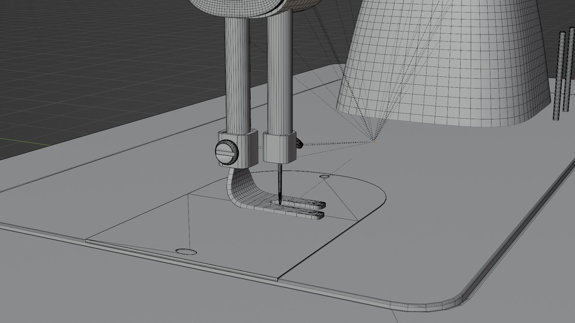 Singer Old Sewing Machine 3D model and PBR Texture 3D model_21