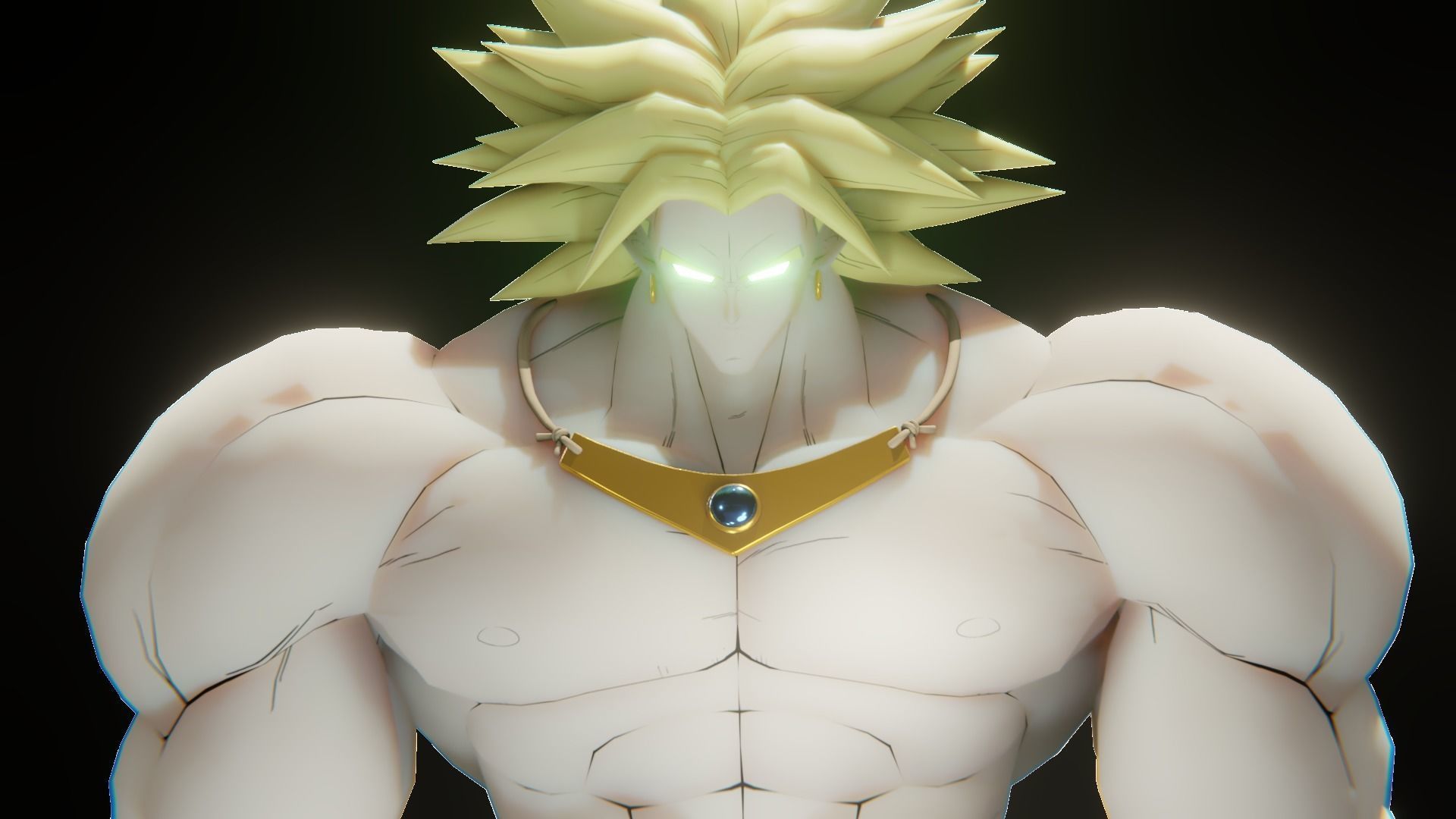 47 Dragon ball Z - Rigged Character Pack Low-poly 3D model_18