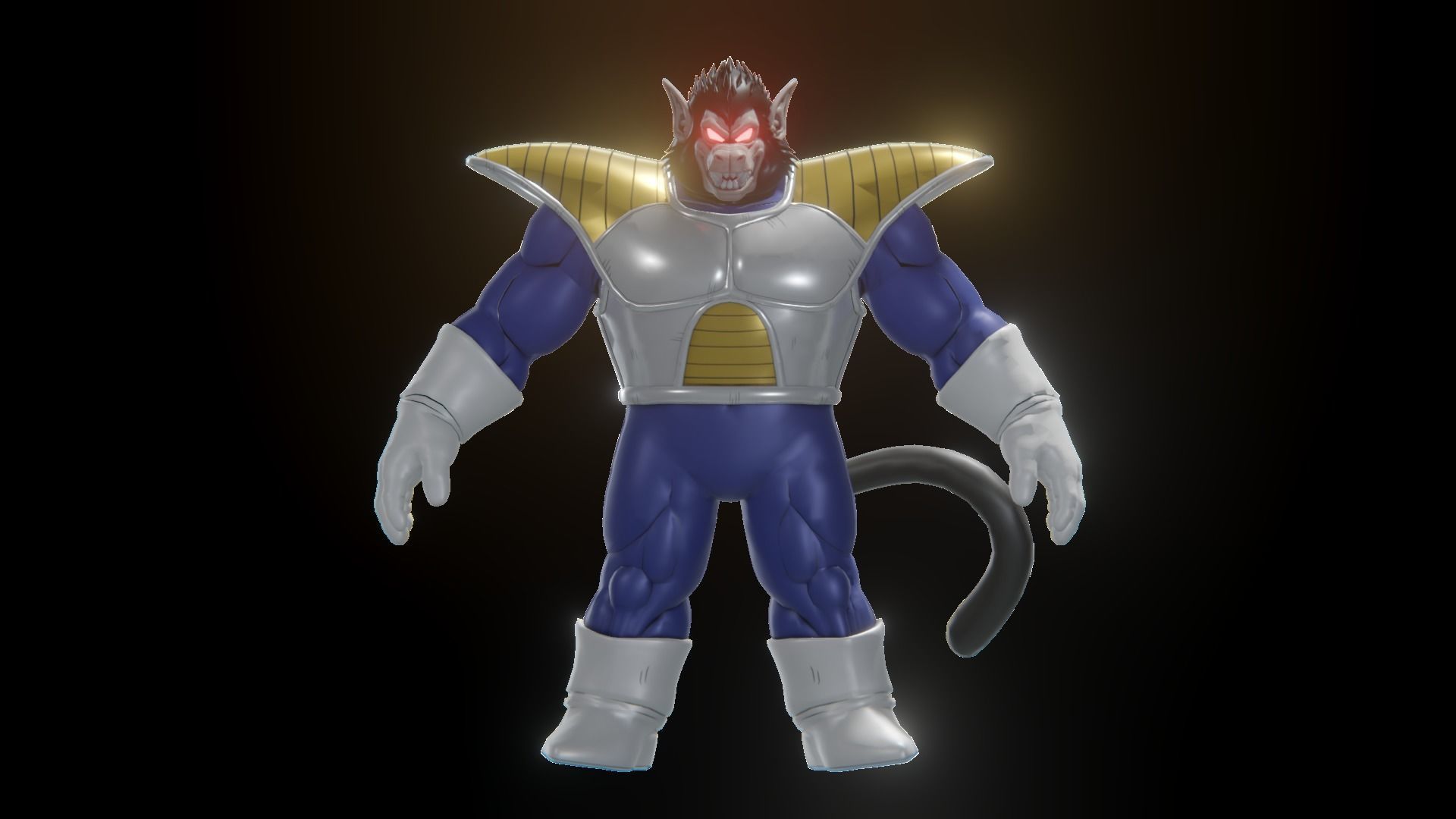 47 Dragon ball Z - Rigged Character Pack Low-poly 3D model_59