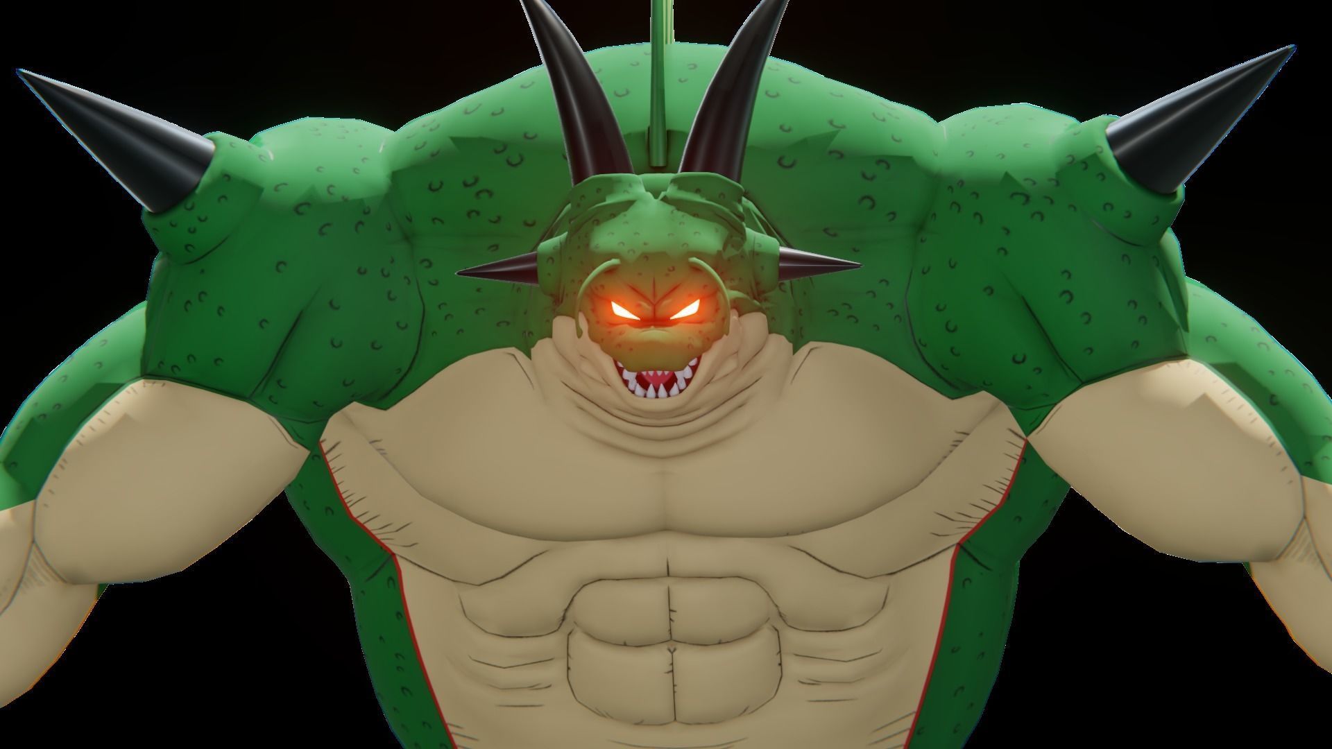 47 Dragon ball Z - Rigged Character Pack Low-poly 3D model_62