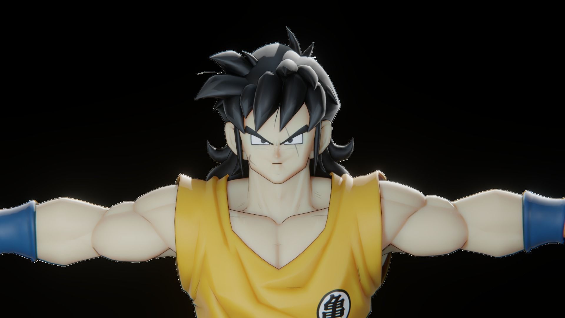 47 Dragon ball Z - Rigged Character Pack Low-poly 3D model_82