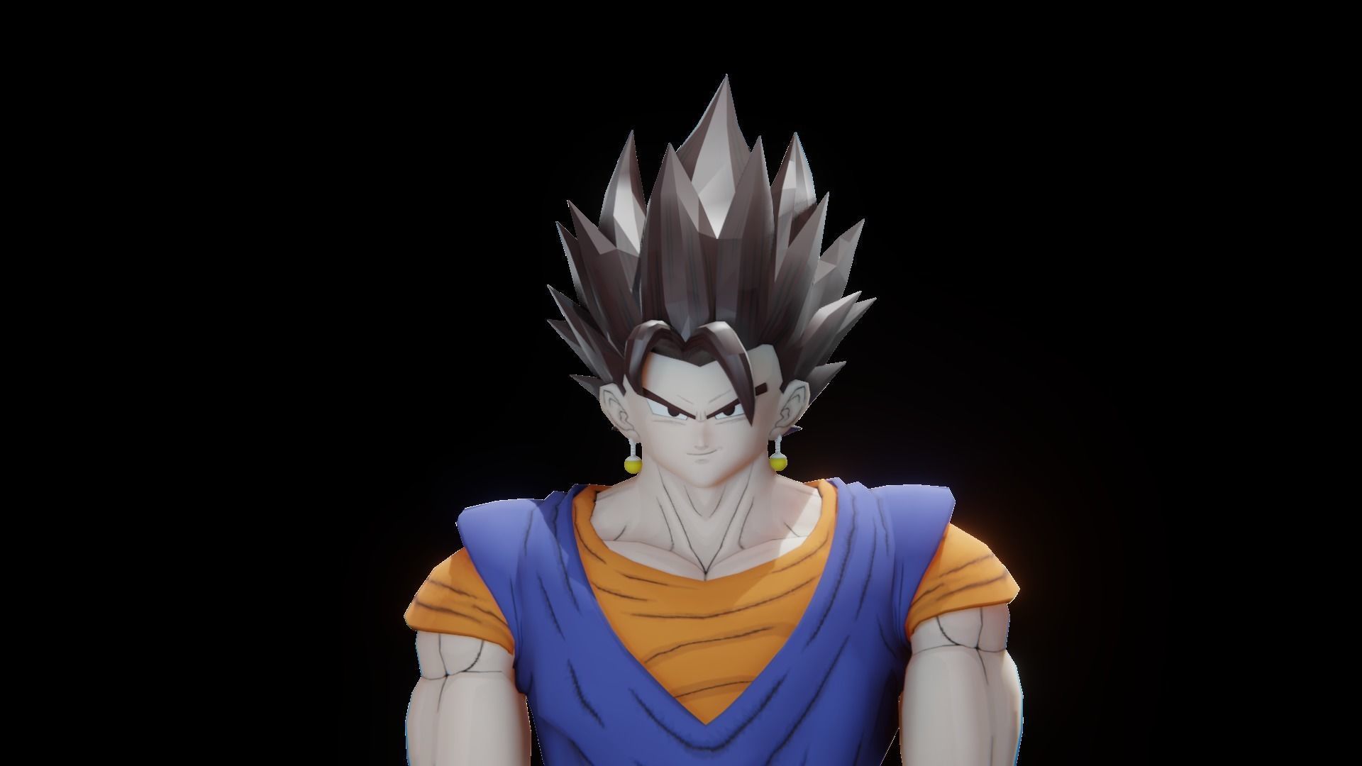 47 Dragon ball Z - Rigged Character Pack Low-poly 3D model_80