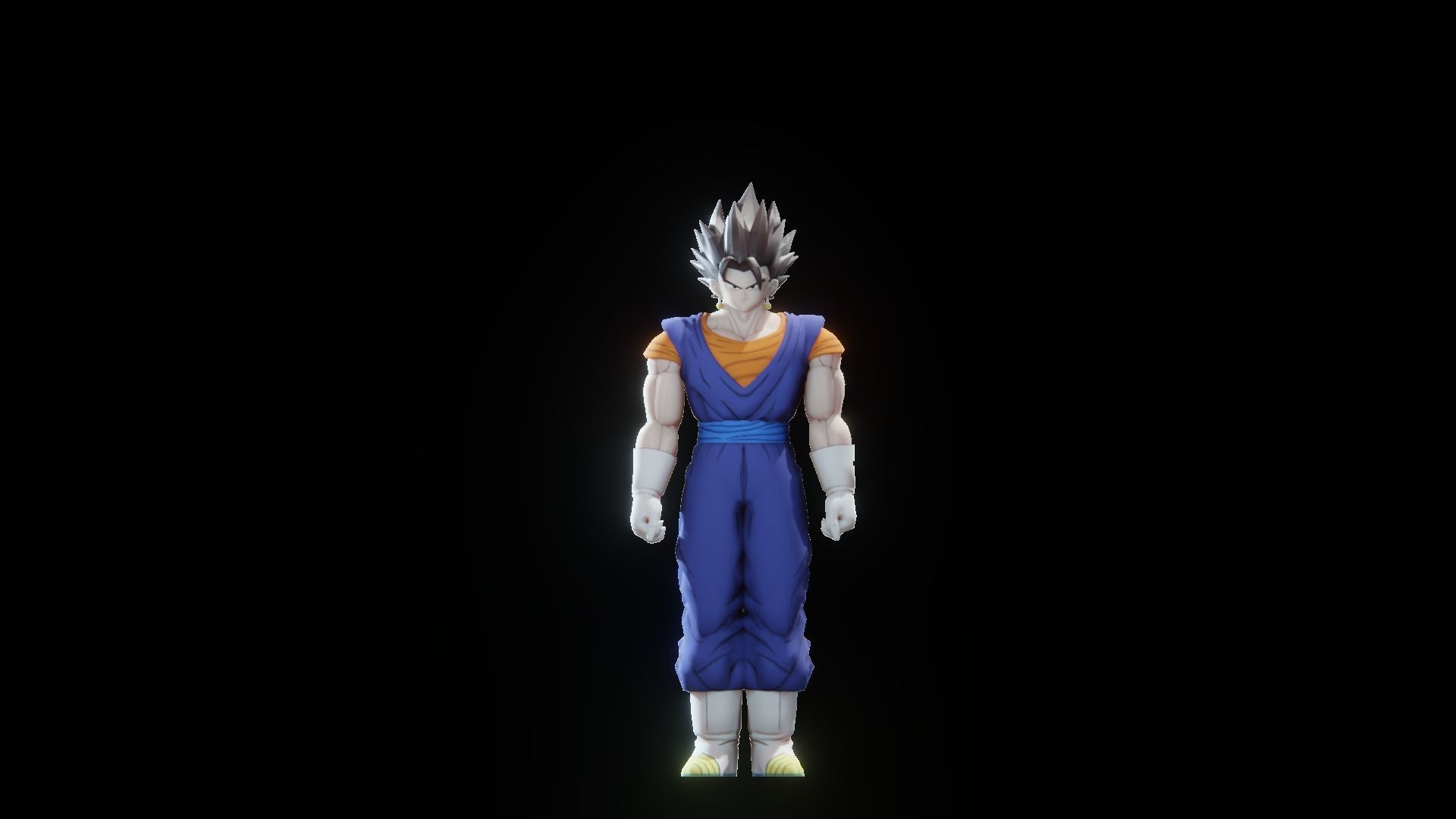 47 Dragon ball Z - Rigged Character Pack Low-poly 3D model_79