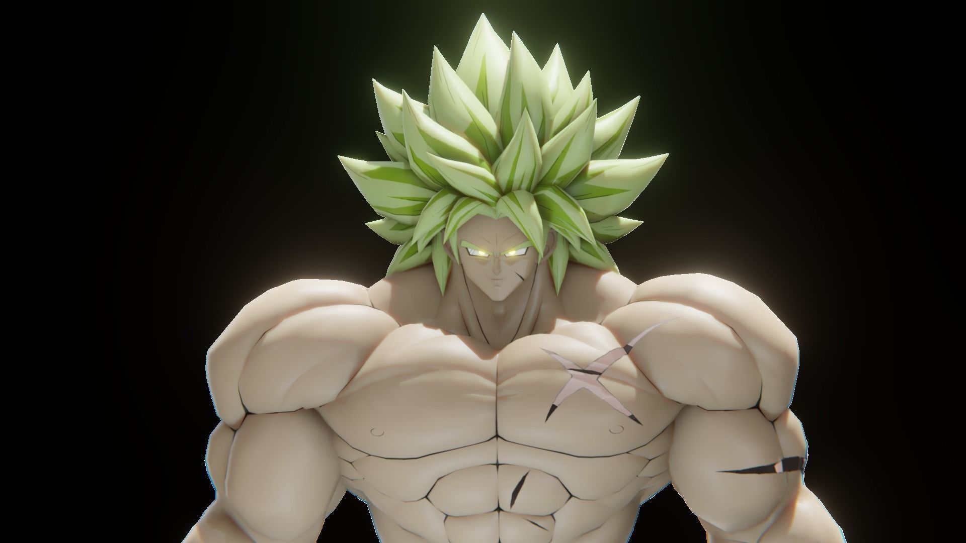47 Dragon ball Z - Rigged Character Pack Low-poly 3D model_20
