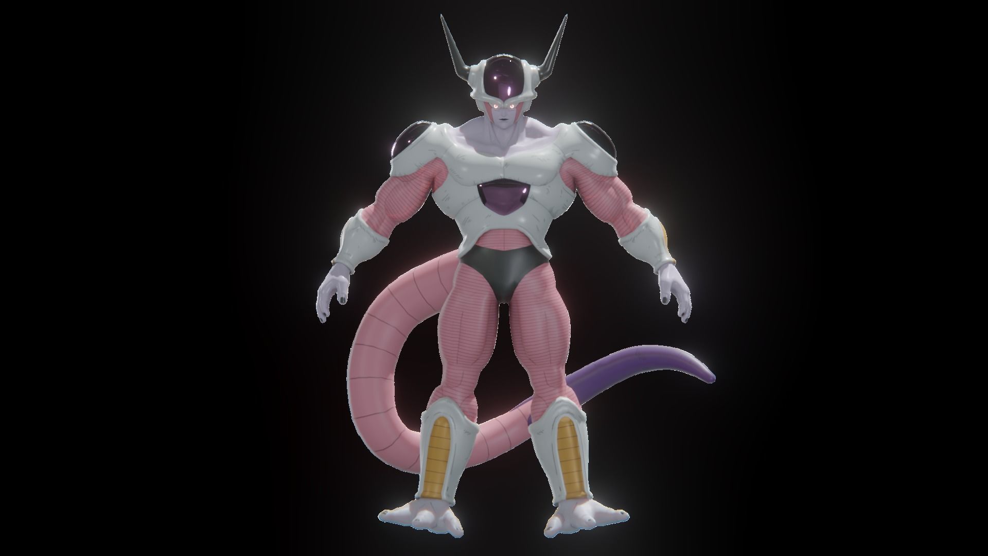 47 Dragon ball Z - Rigged Character Pack Low-poly 3D model_33