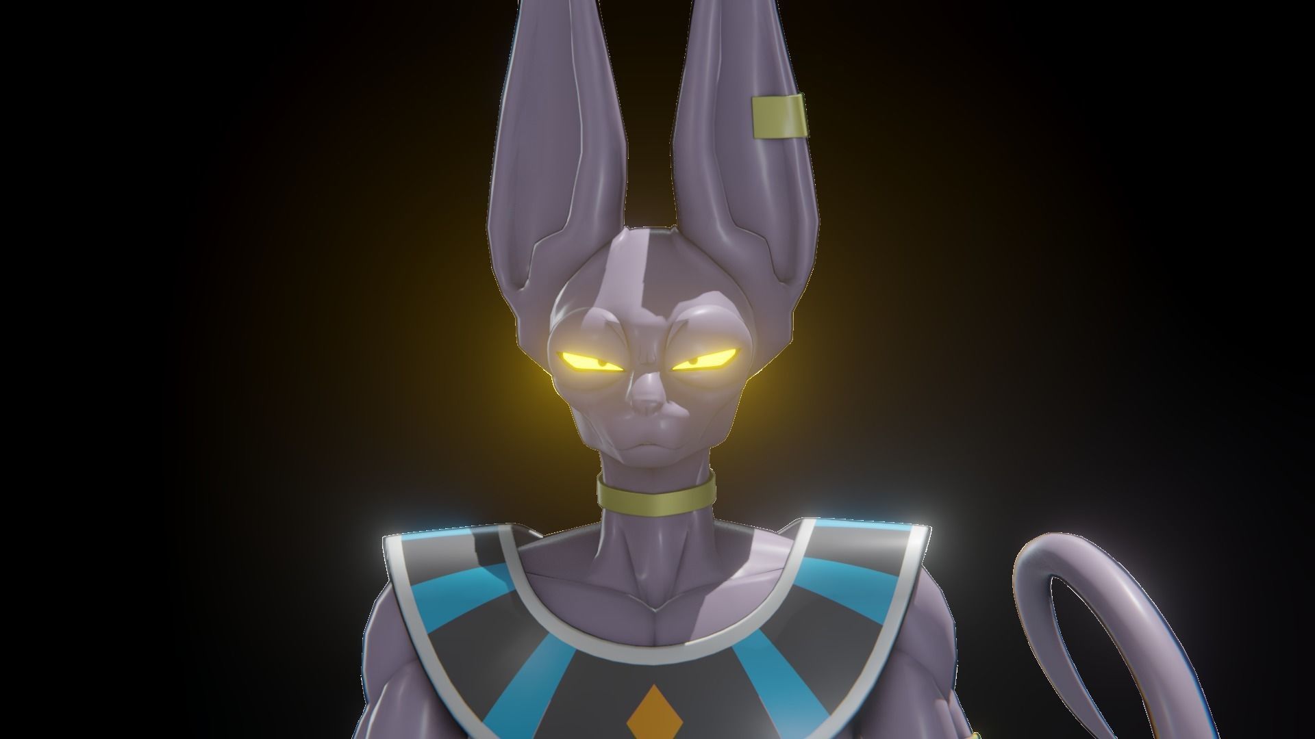 47 Dragon ball Z - Rigged Character Pack Low-poly 3D model_14