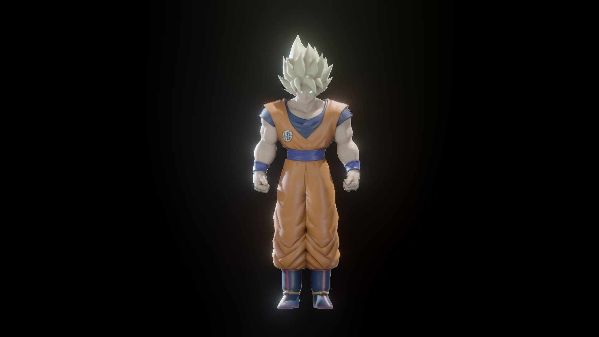47 Dragon ball Z - Rigged Character Pack Low-poly 3D model_65