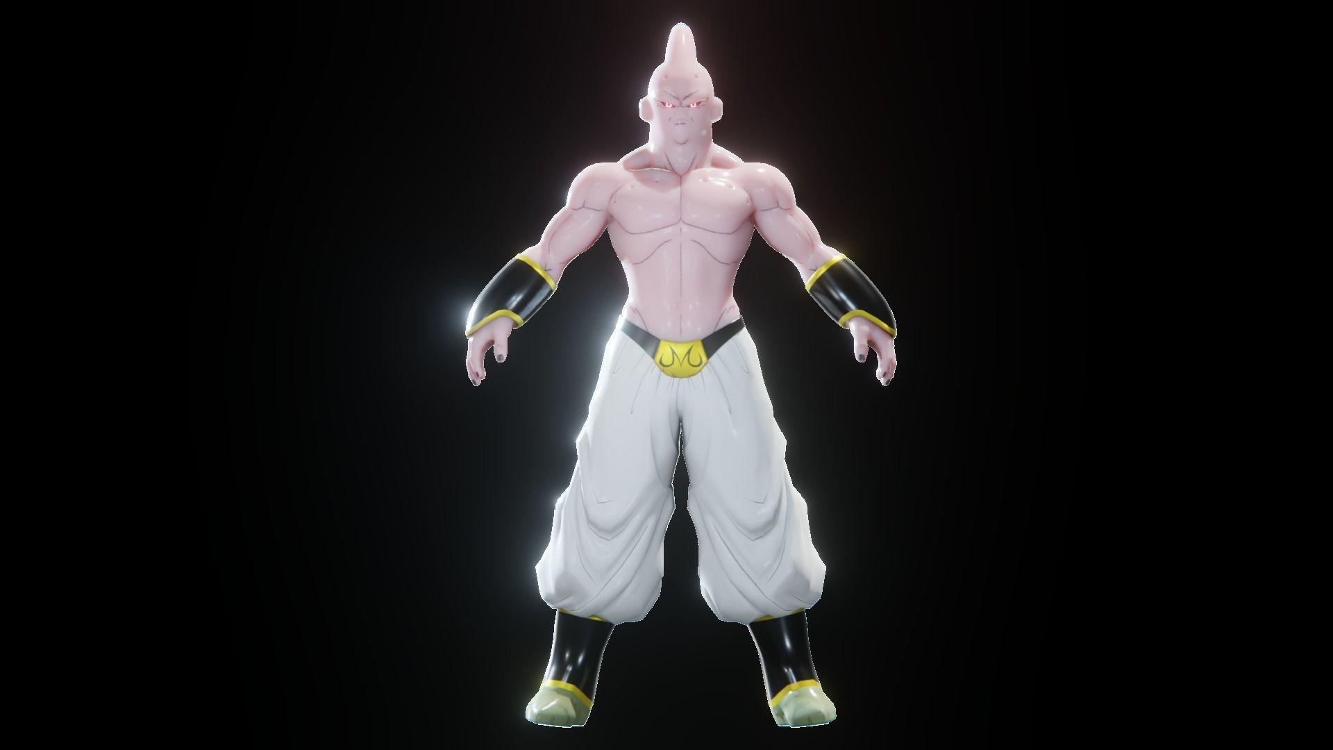 47 Dragon ball Z - Rigged Character Pack Low-poly 3D model_54
