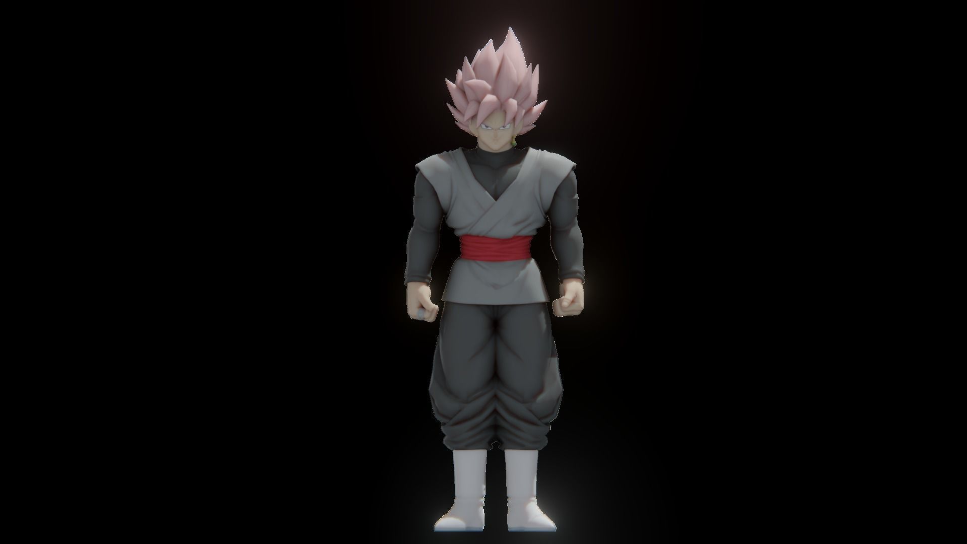 47 Dragon ball Z - Rigged Character Pack Low-poly 3D model_15