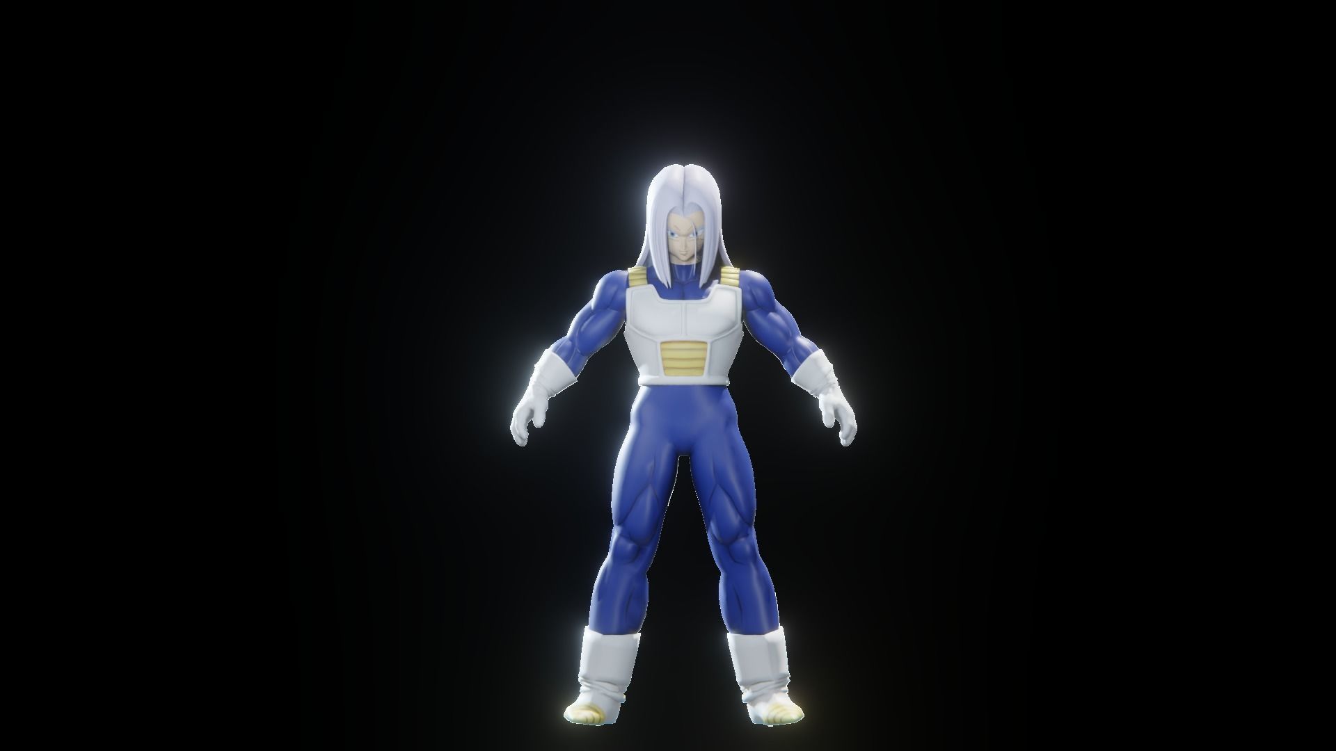 47 Dragon ball Z - Rigged Character Pack Low-poly 3D model_71