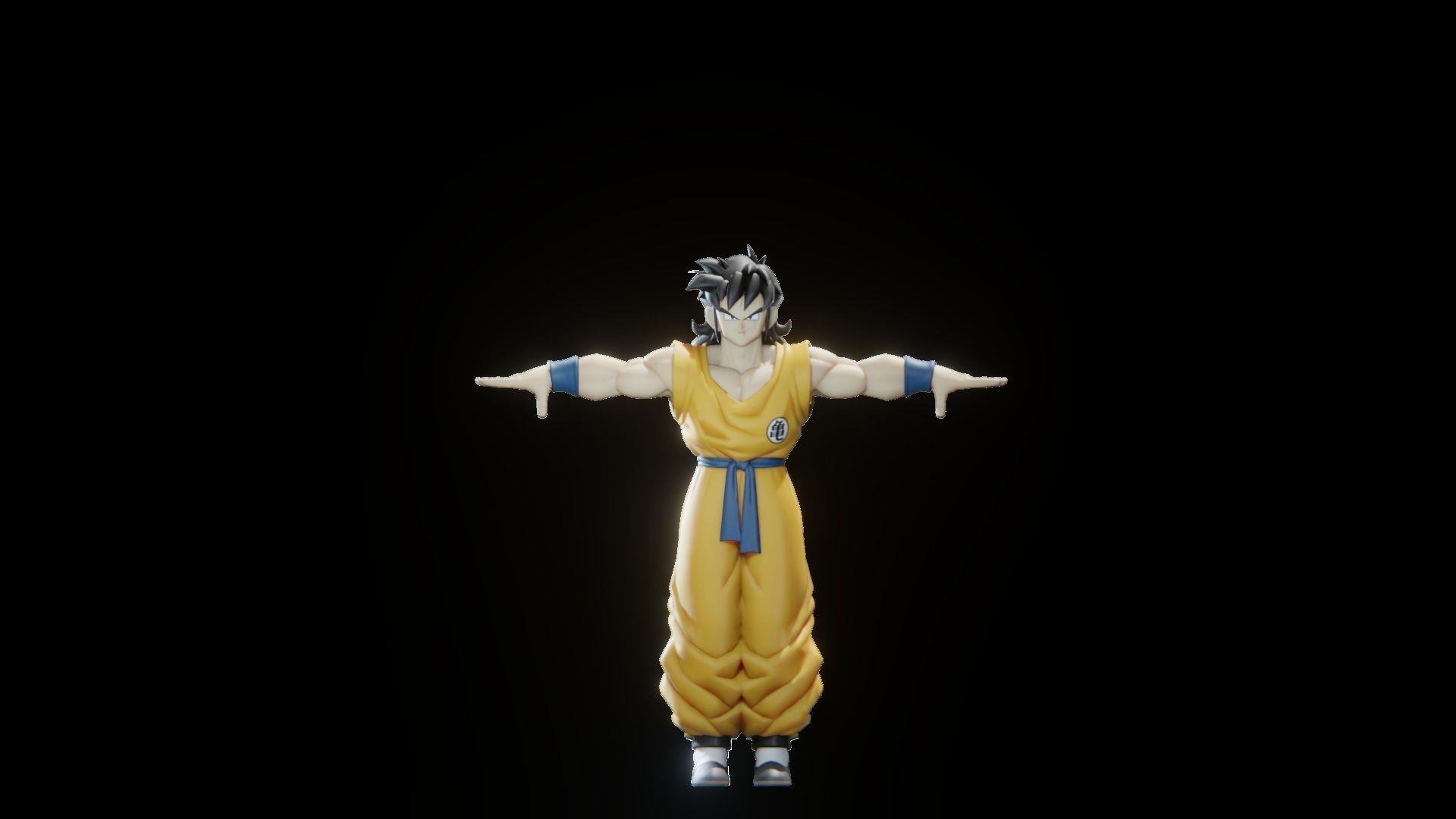 47 Dragon ball Z - Rigged Character Pack Low-poly 3D model_81