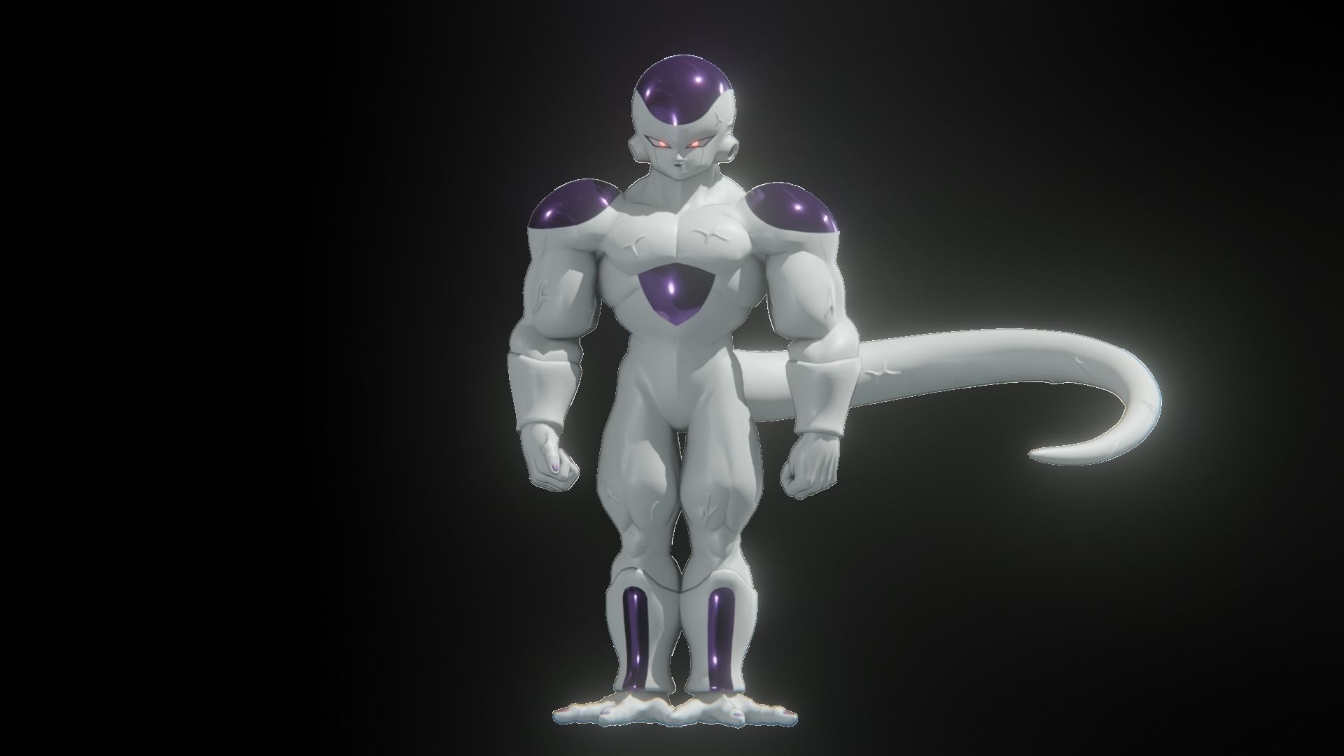 47 Dragon ball Z - Rigged Character Pack Low-poly 3D model_35