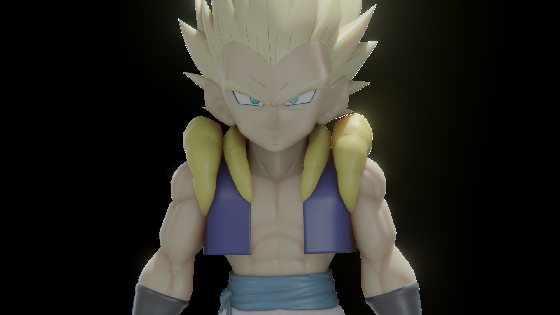 47 Dragon ball Z - Rigged Character Pack Low-poly 3D model_49