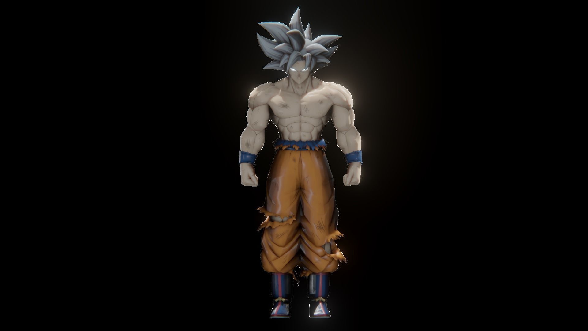 47 Dragon ball Z - Rigged Character Pack Low-poly 3D model_69
