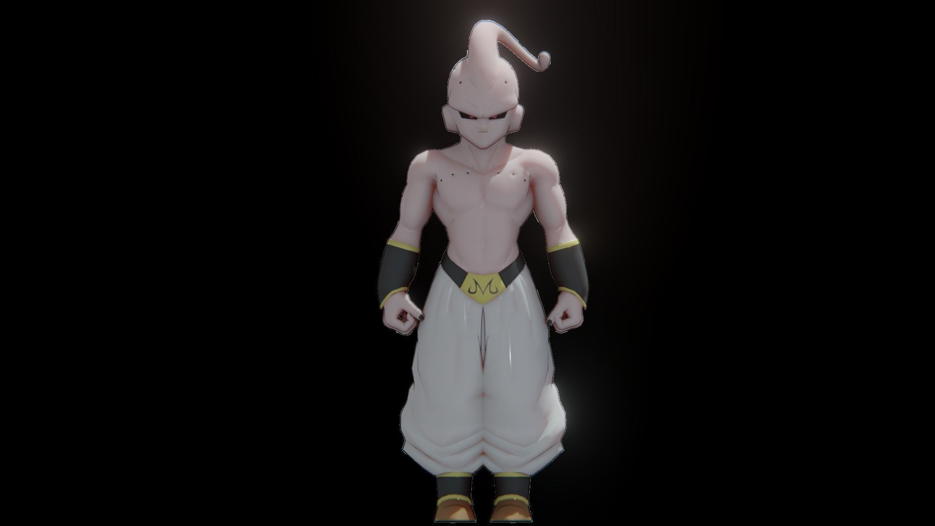 47 Dragon ball Z - Rigged Character Pack Low-poly 3D model_21