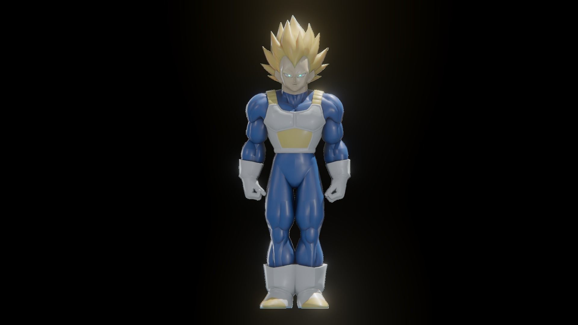 47 Dragon ball Z - Rigged Character Pack Low-poly 3D model_77