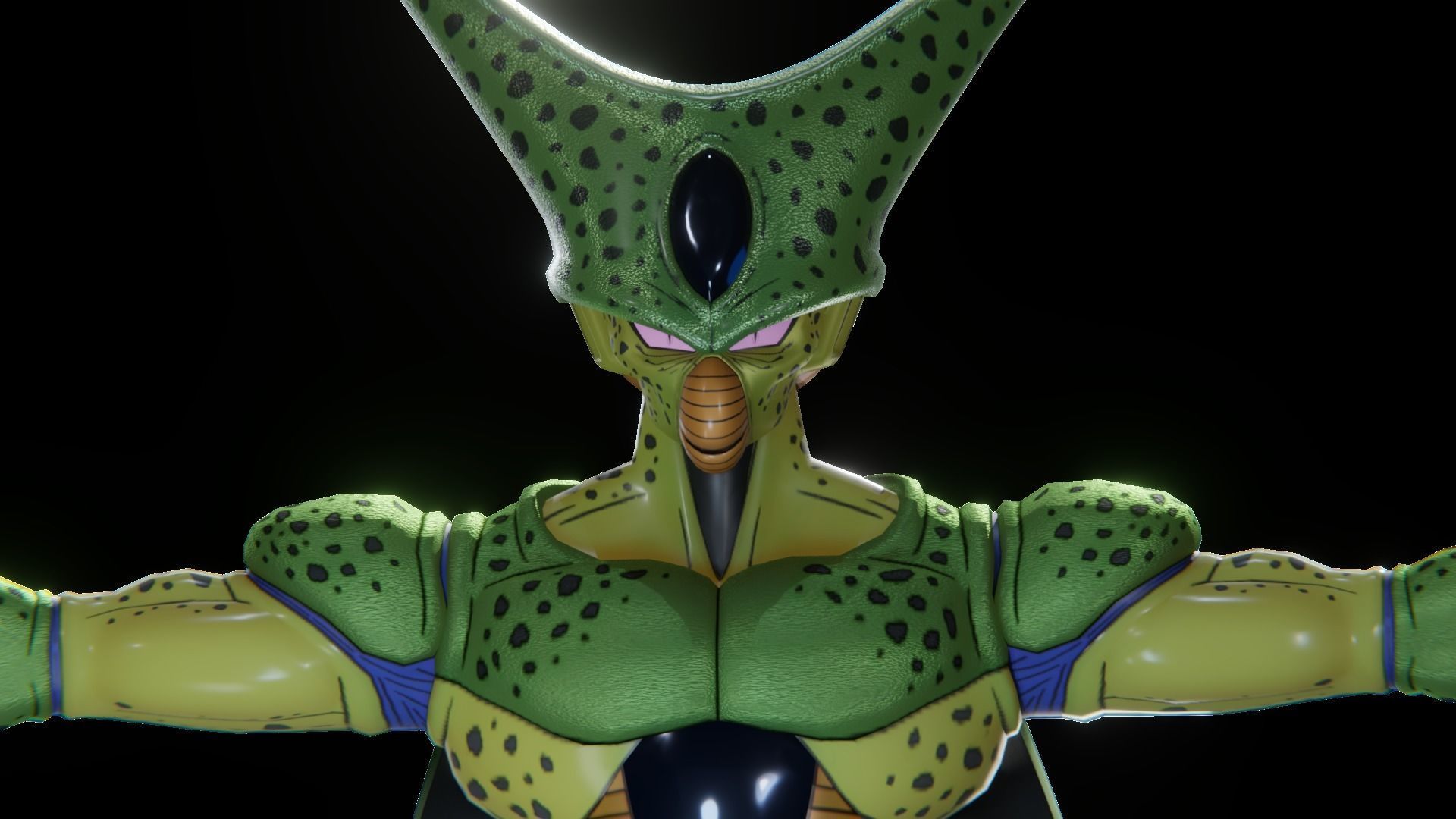 47 Dragon ball Z - Rigged Character Pack Low-poly 3D model_25