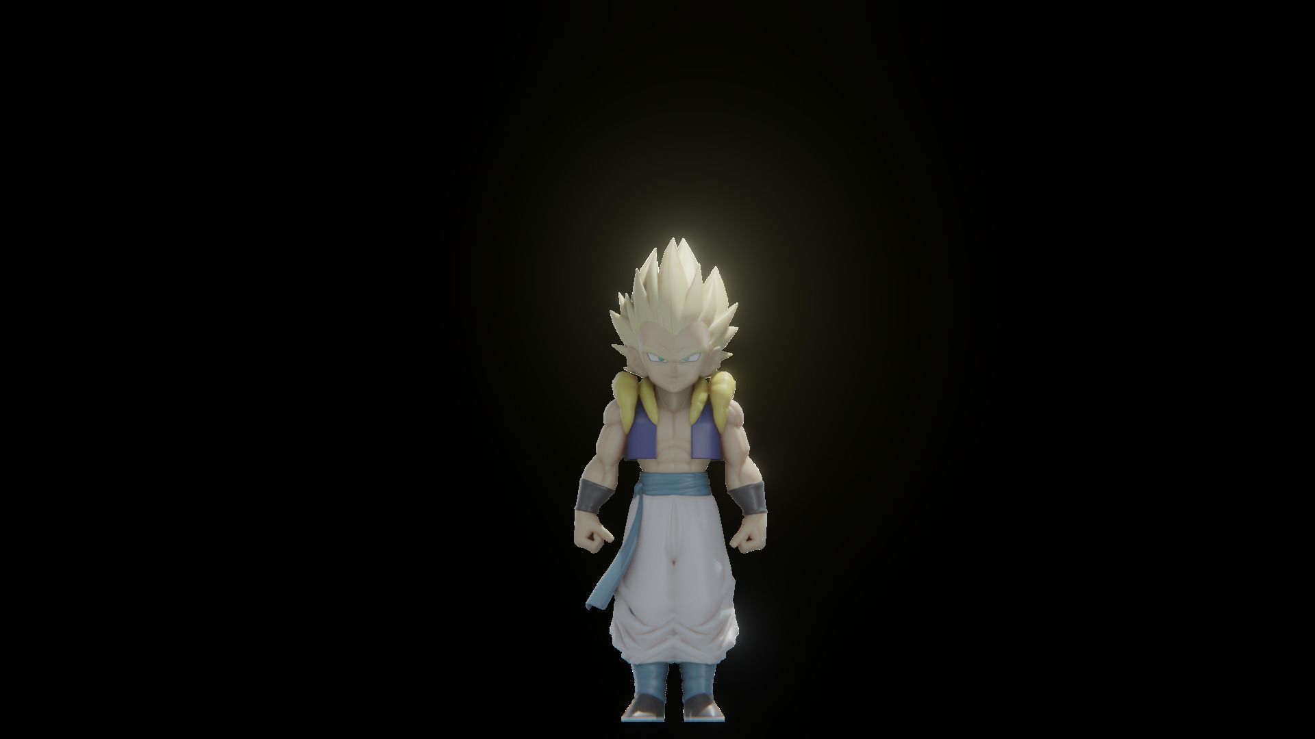 47 Dragon ball Z - Rigged Character Pack Low-poly 3D model_48