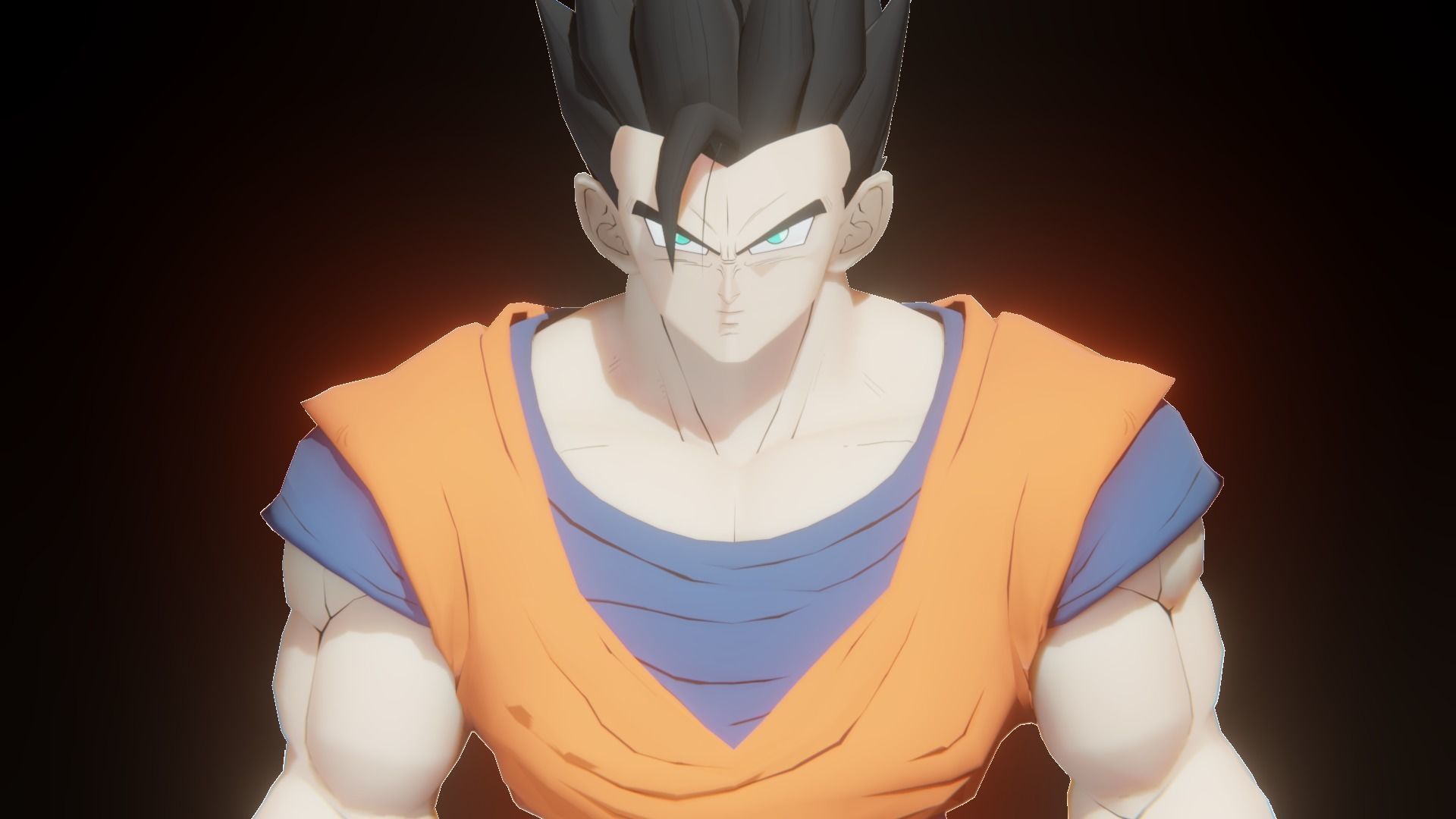 47 Dragon ball Z - Rigged Character Pack Low-poly 3D model_43