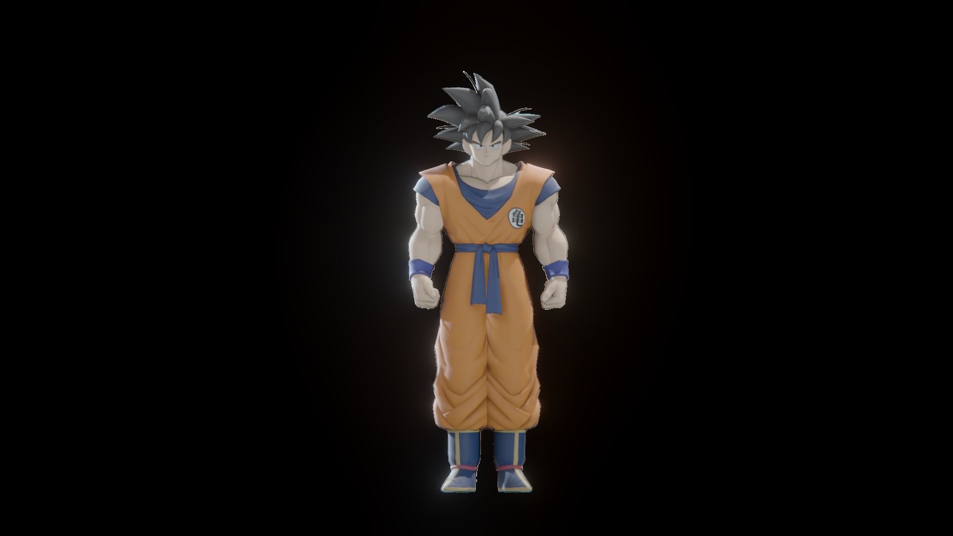 47 Dragon ball Z - Rigged Character Pack Low-poly 3D model_67