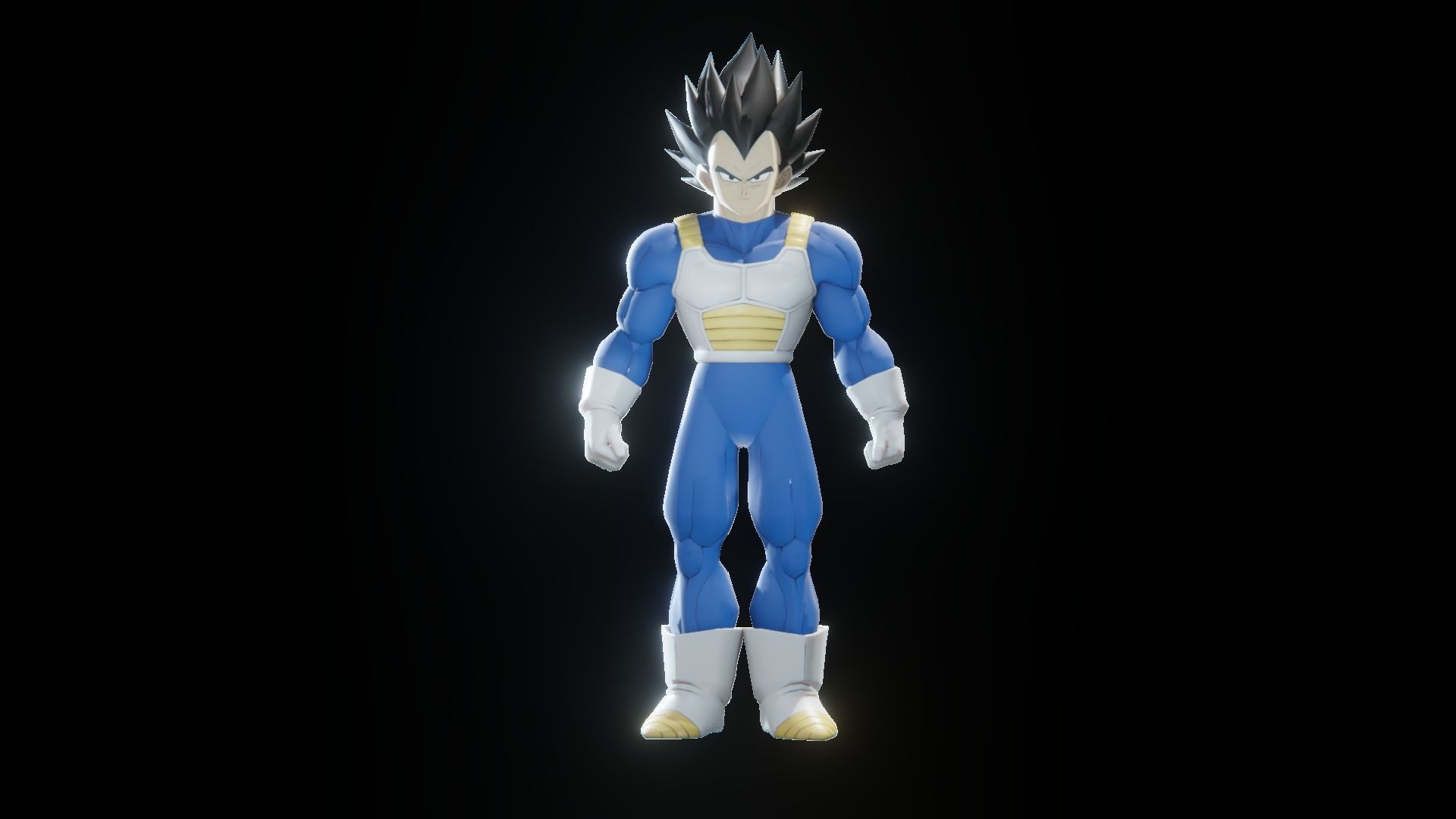 47 Dragon ball Z - Rigged Character Pack Low-poly 3D model_75