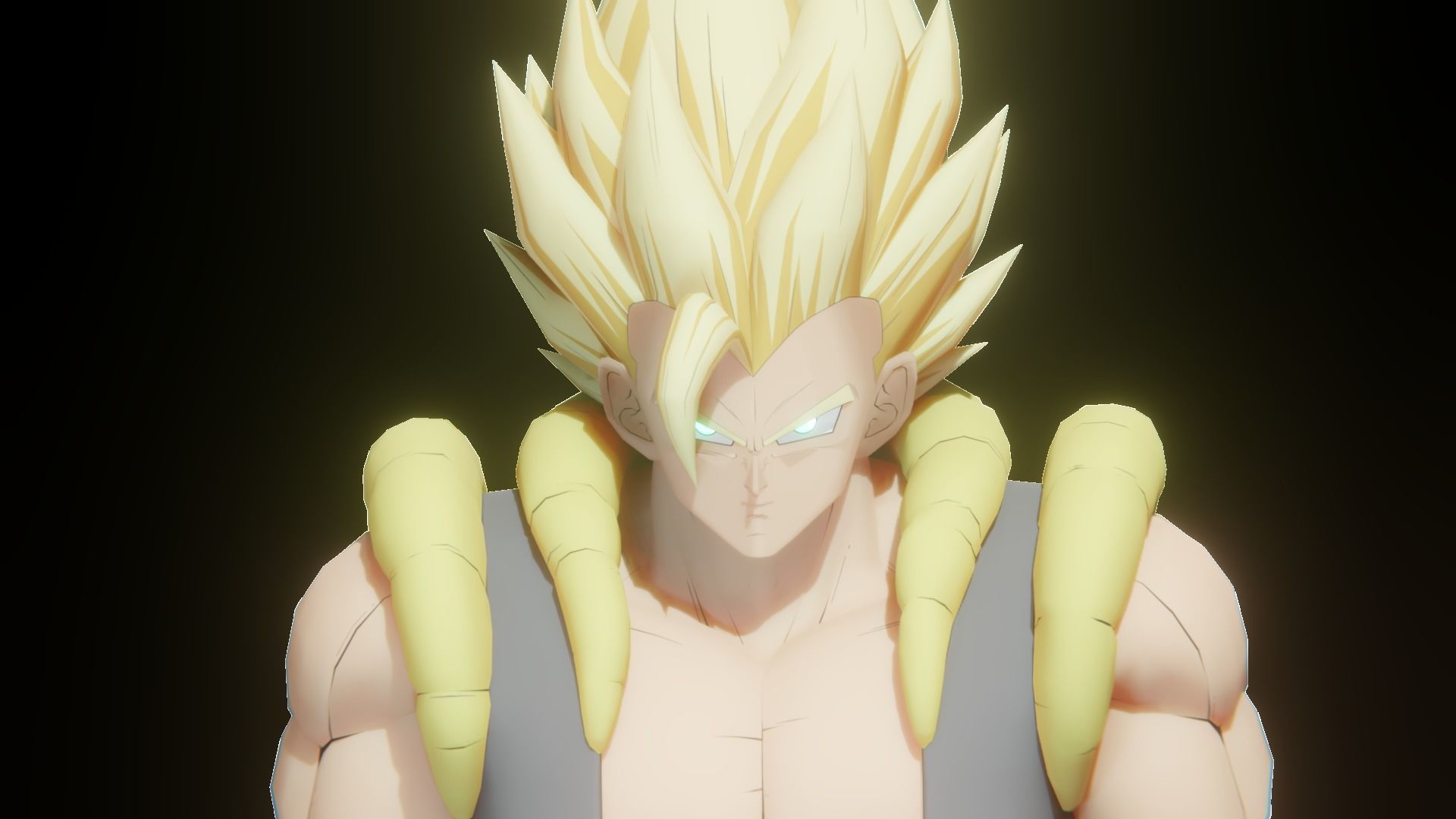 47 Dragon ball Z - Rigged Character Pack Low-poly 3D model_38