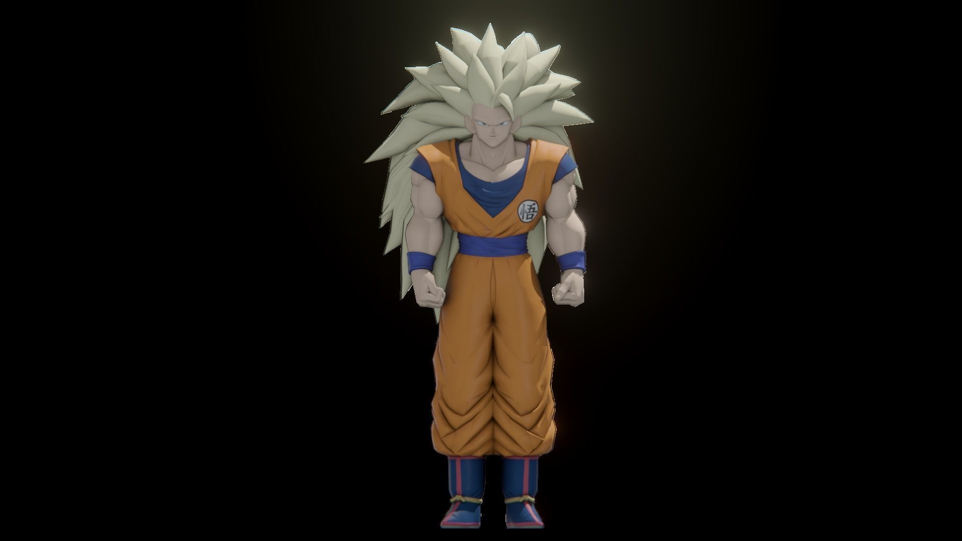 47 Dragon ball Z - Rigged Character Pack Low-poly 3D model_63