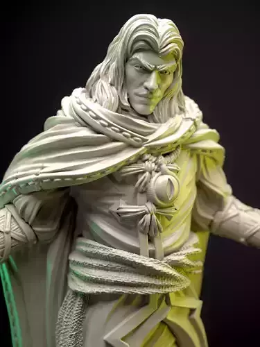 Mage - snake warlock  3D print model