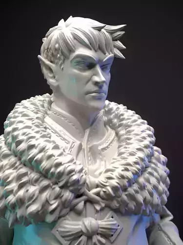 Mage - snow elf  3D print model