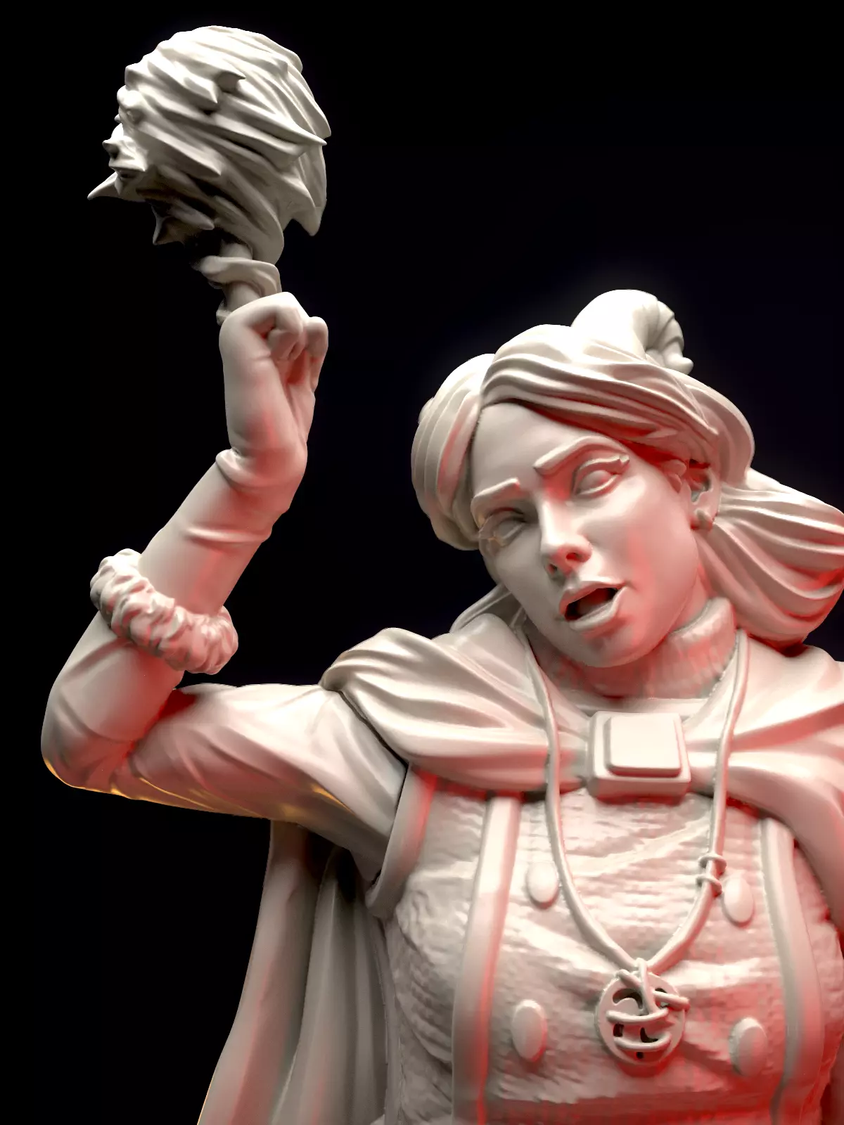 Mage - tiefling fire sorcerer 3D print model