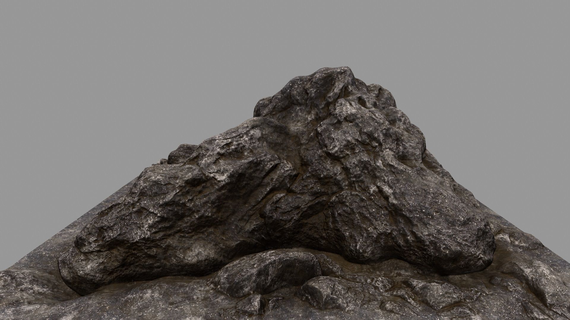 rock 3 mount Low-poly 3D model_11
