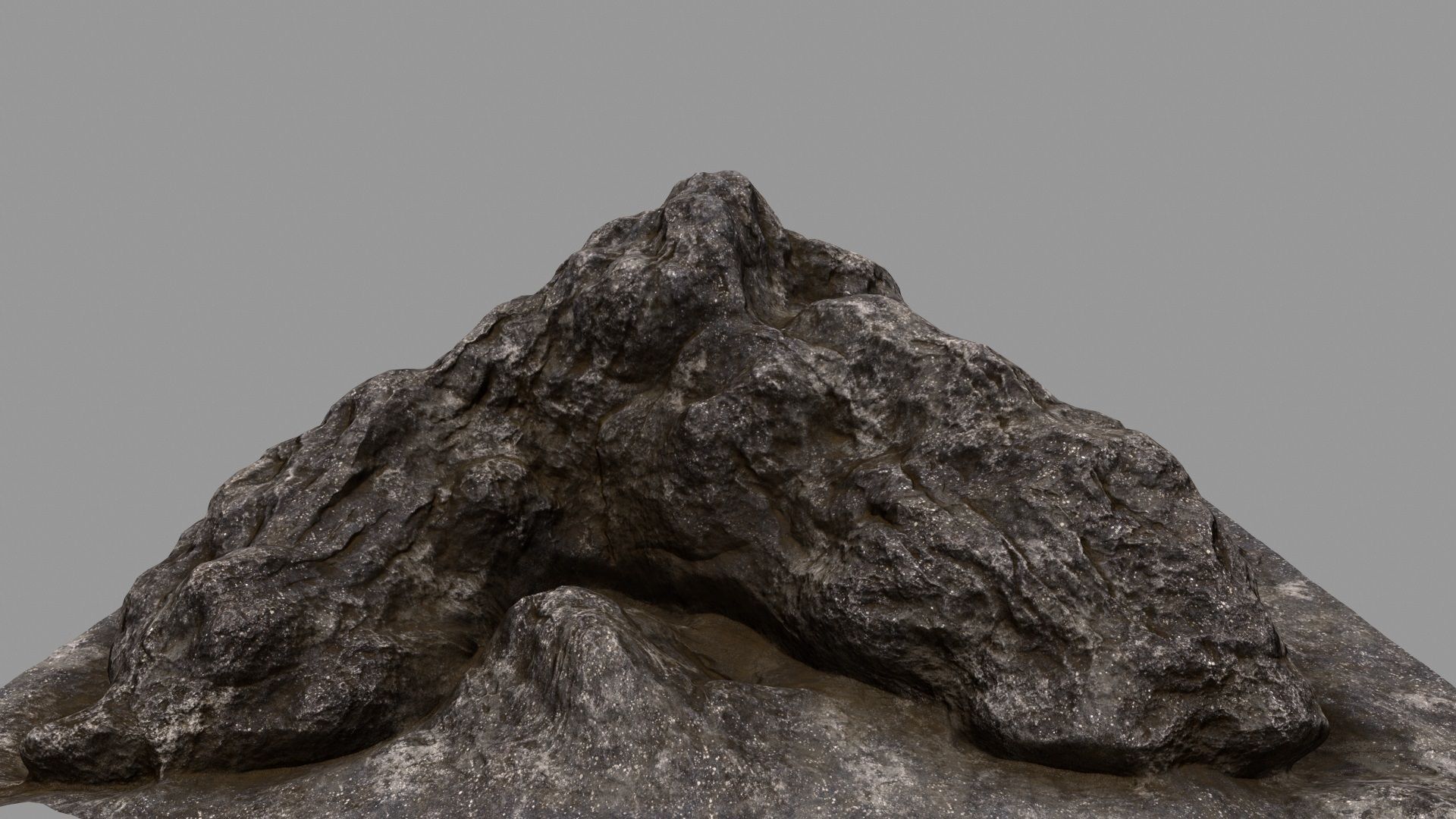 rock 3 mount Low-poly 3D model_7