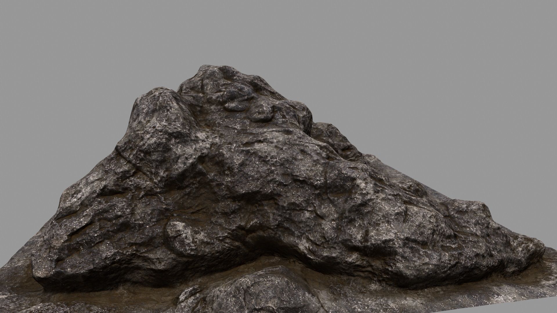 rock 3 mount Low-poly 3D model_2