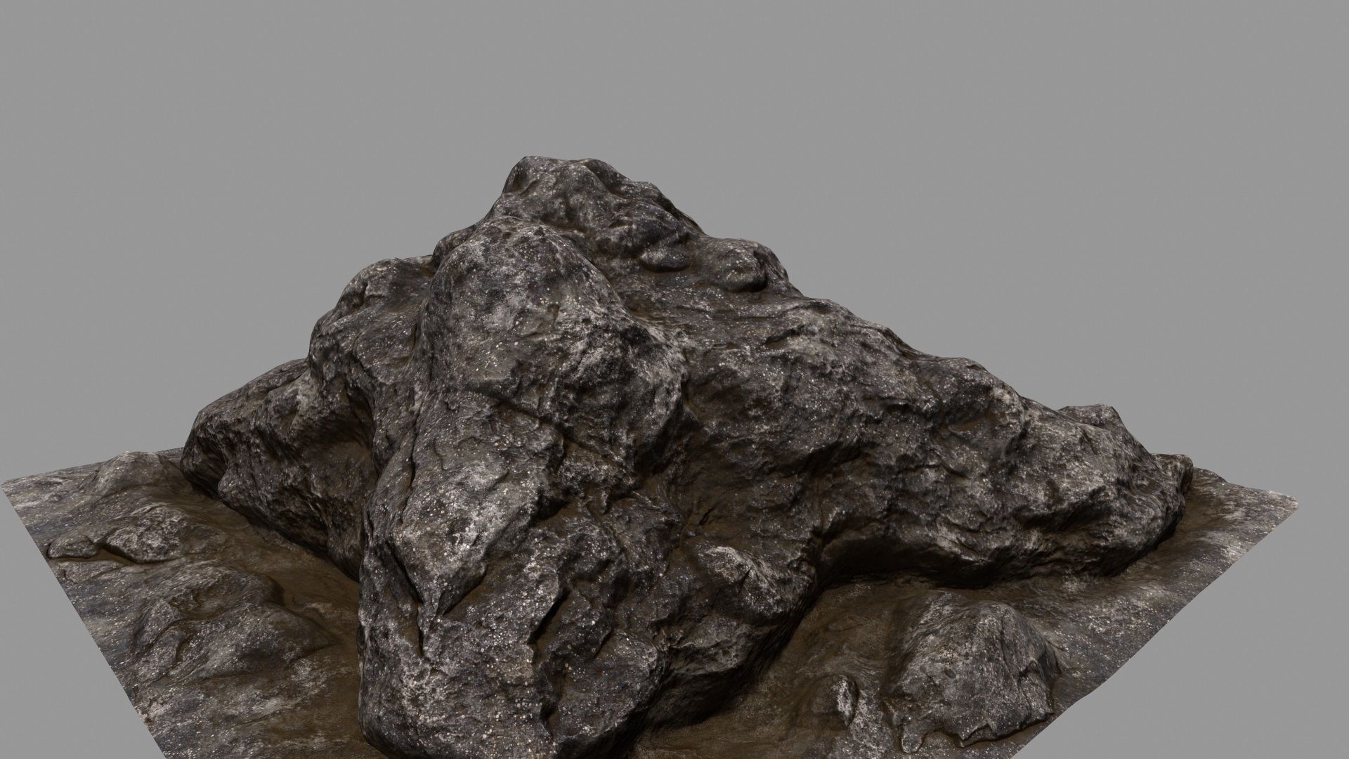 rock 3 mount Low-poly 3D model_12
