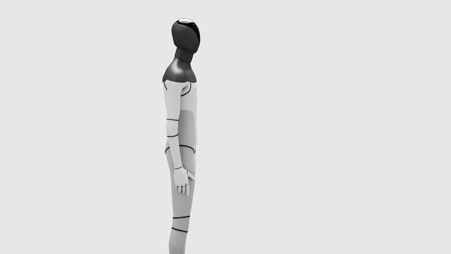 TESLA ROBOT RIGGED 3D model_5