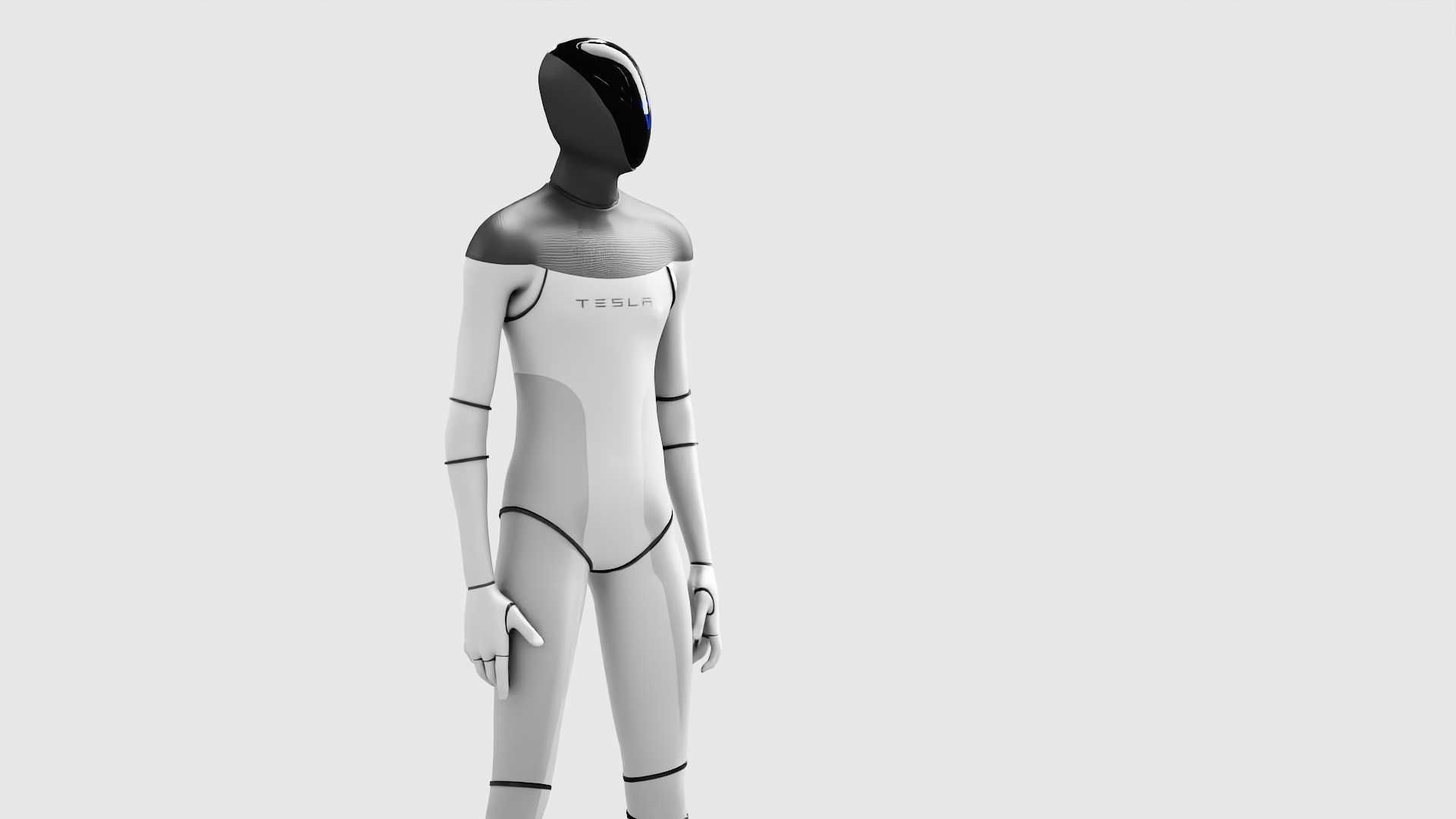 TESLA ROBOT RIGGED 3D model_4