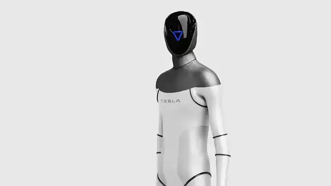 TESLA ROBOT RIGGED 3D model