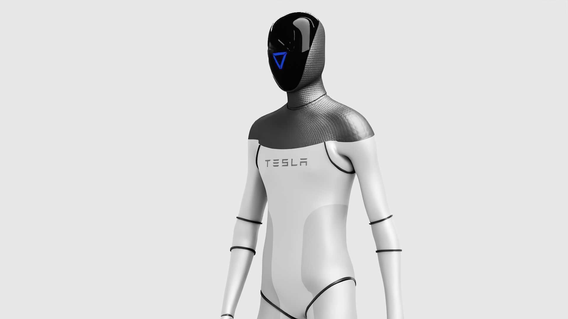 TESLA ROBOT RIGGED 3D model_20