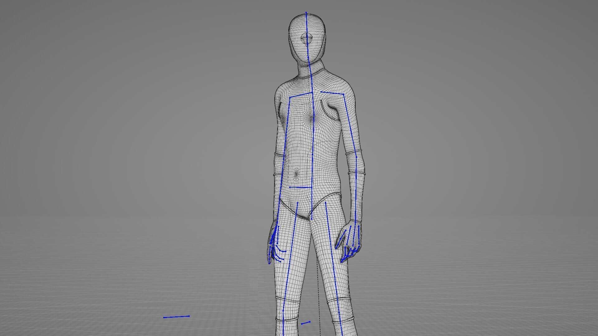 TESLA ROBOT RIGGED 3D model_35