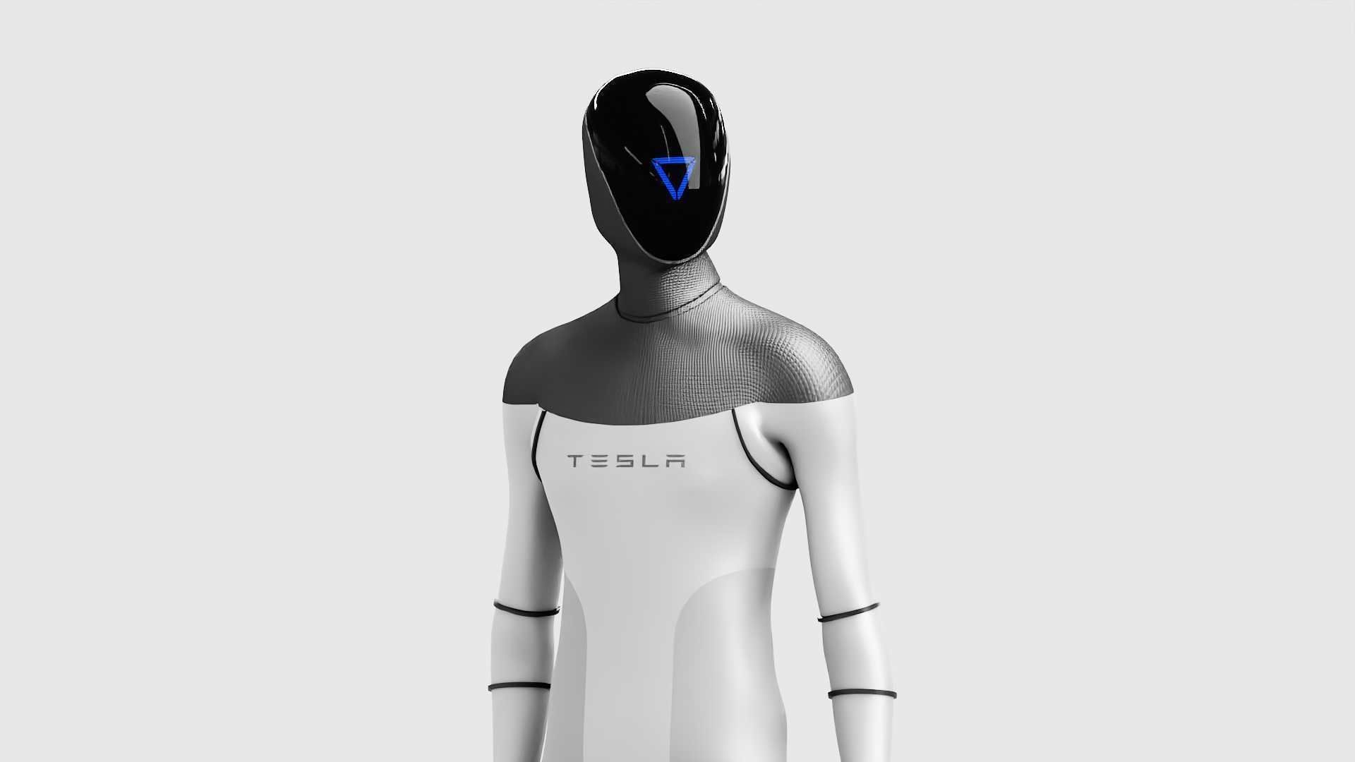 TESLA ROBOT RIGGED 3D model_1