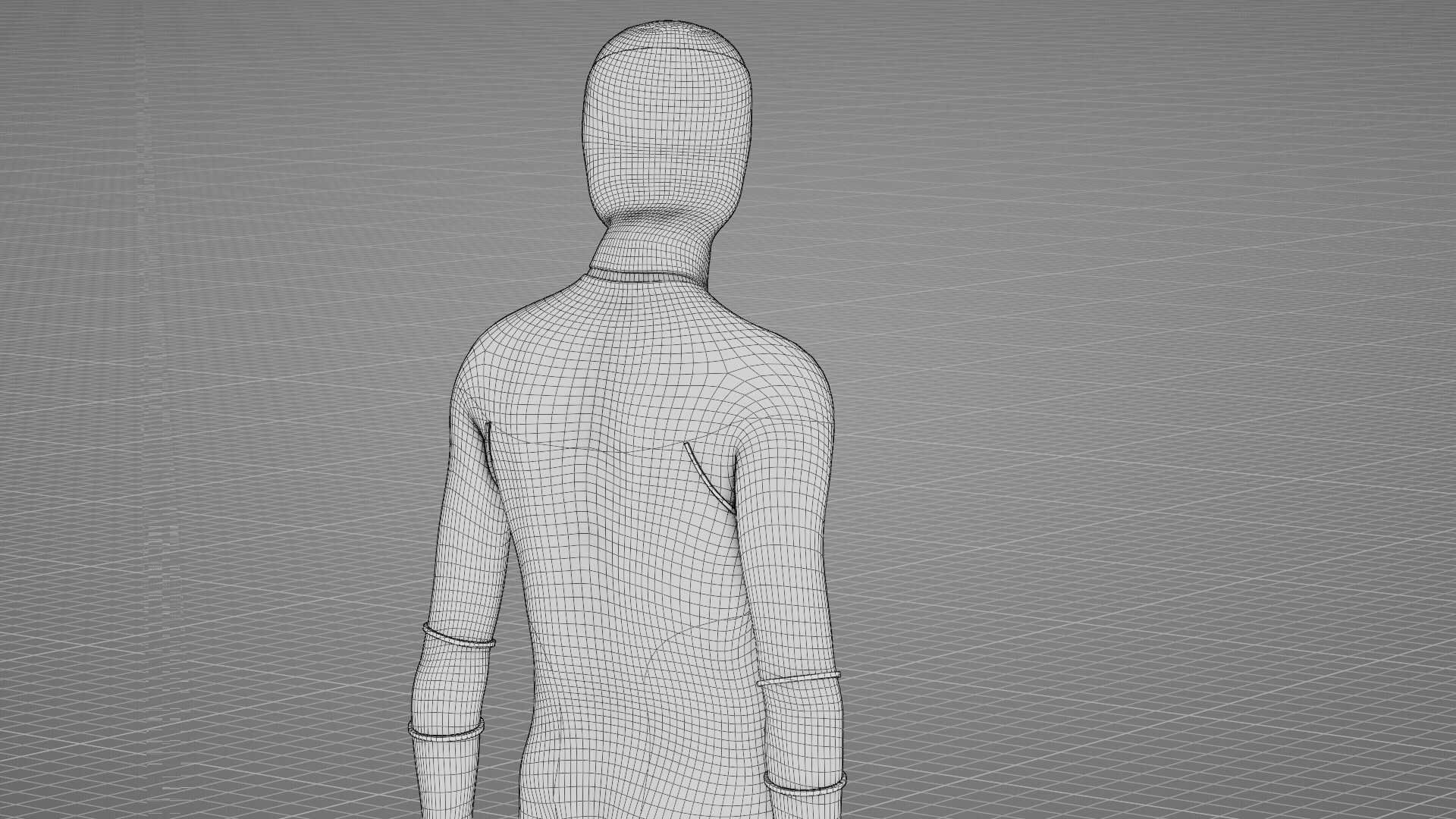 TESLA ROBOT RIGGED 3D model_37